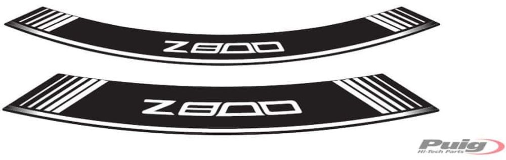 PUIG 6561B Rim Strips Specials passend fuer KAWASAKI Z800 Weiss