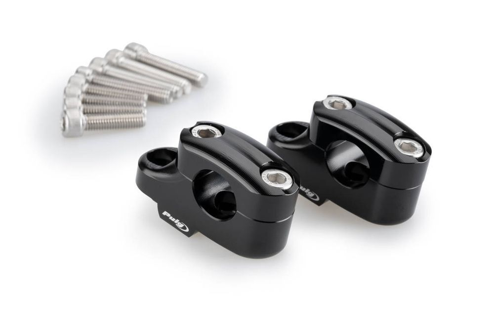 PUIG 21750N Pullback Lenkererhöhungen passend fuer UNIVERSAL UNIVERSAL Schwarz