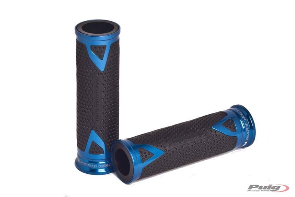 PUIG 6325A Radikal Griffe passend fuer KAWASAKI KLE500 Blau