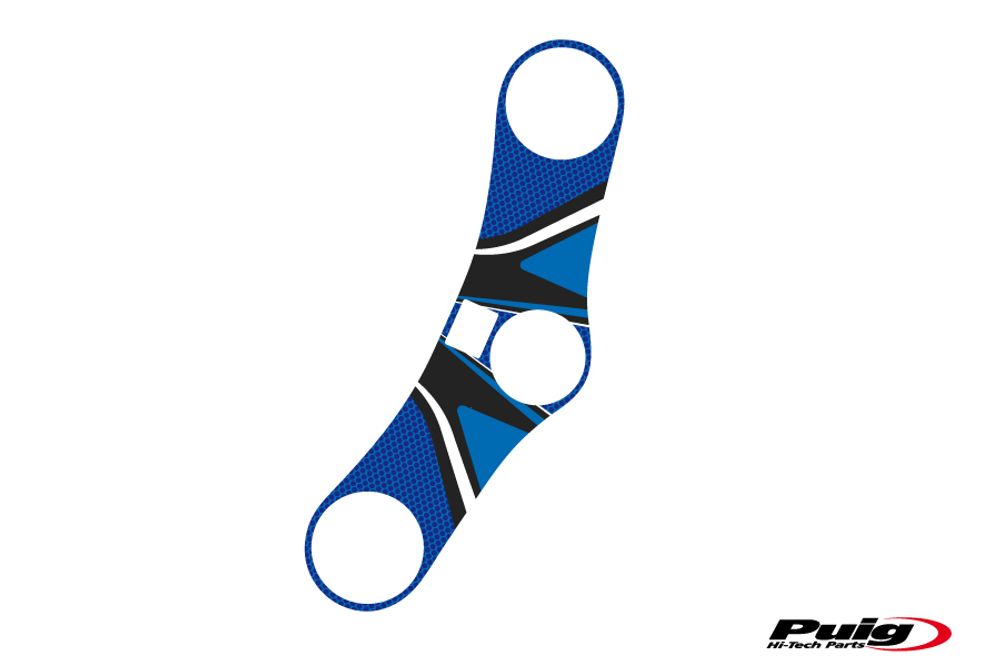 PUIG 6970A Radikal Yoke Protector passend fuer HONDA CBR600RR Blau