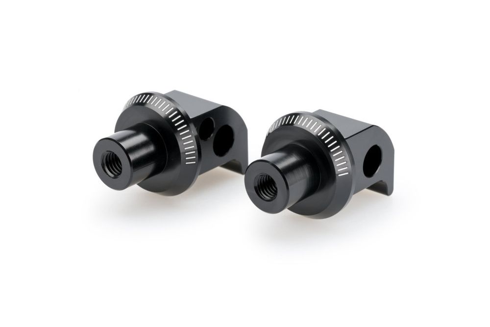 PUIG 20445N Vintage Fußrasten passend fuer YAMAHA TRACER 700 Schwarz