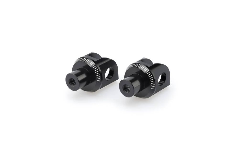 PUIG 6449N Vintage Fußrasten passend fuer SUZUKI GSX-R750 Schwarz