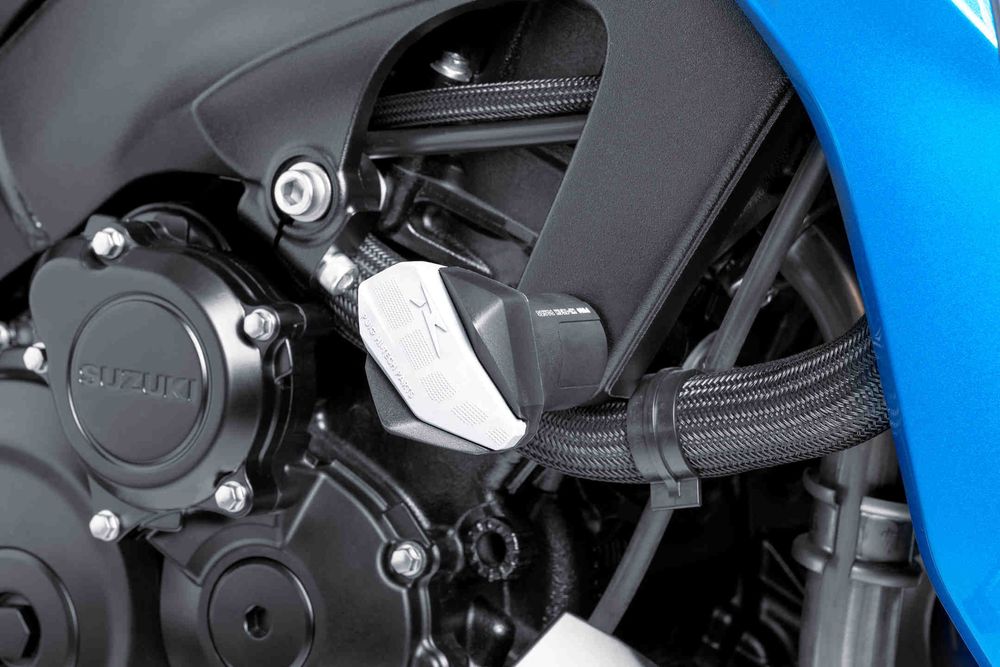 PUIG 6378B Sturzpads R12 passend fuer HYOSUNG GT650R Weiss