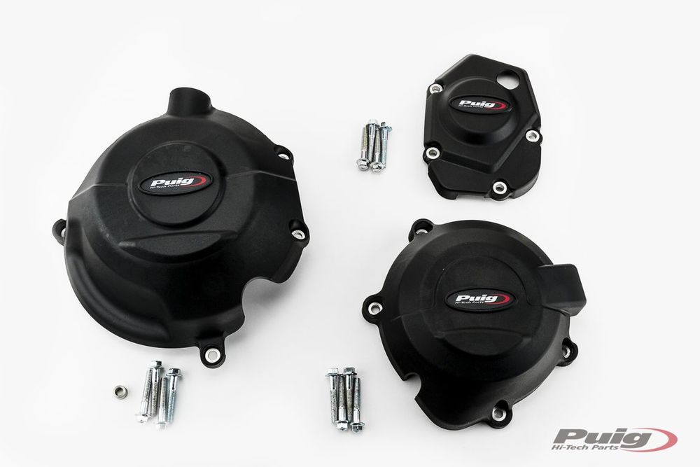 PUIG 20135N Motorschutzhauben passend fuer KAWASAKI Z900 Schwarz