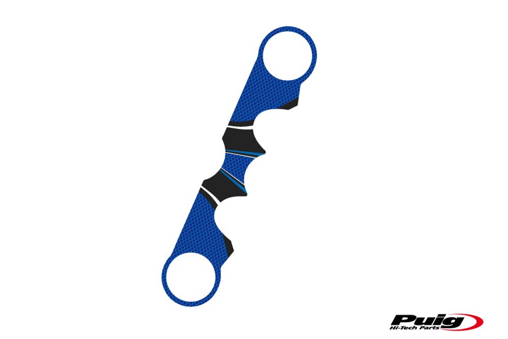 PUIG 6917A Radikal Yoke Protector passend fuer SUZUKI GSX650F Blau