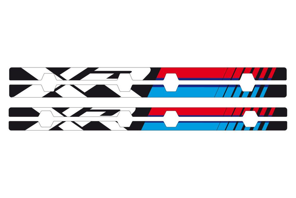 PUIG 20214N GS Sticker Bögen passend fuer BMW S1000 XR Schwarz