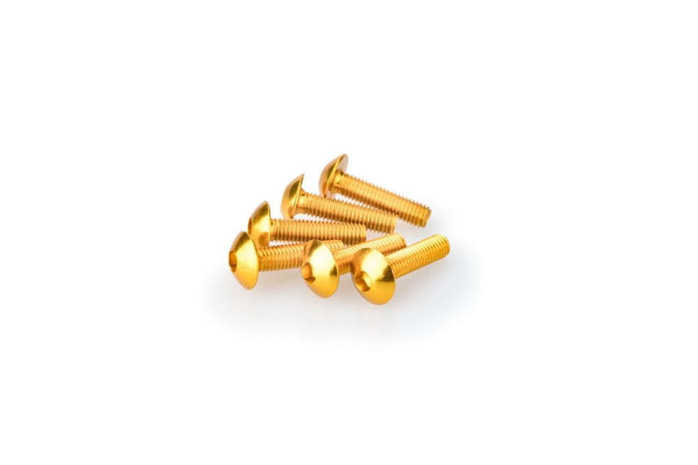 PUIG 0550G Muttern aus Anodisierten Aluminium passend fuer UNIVERSAL UNIVERSAL Gelb