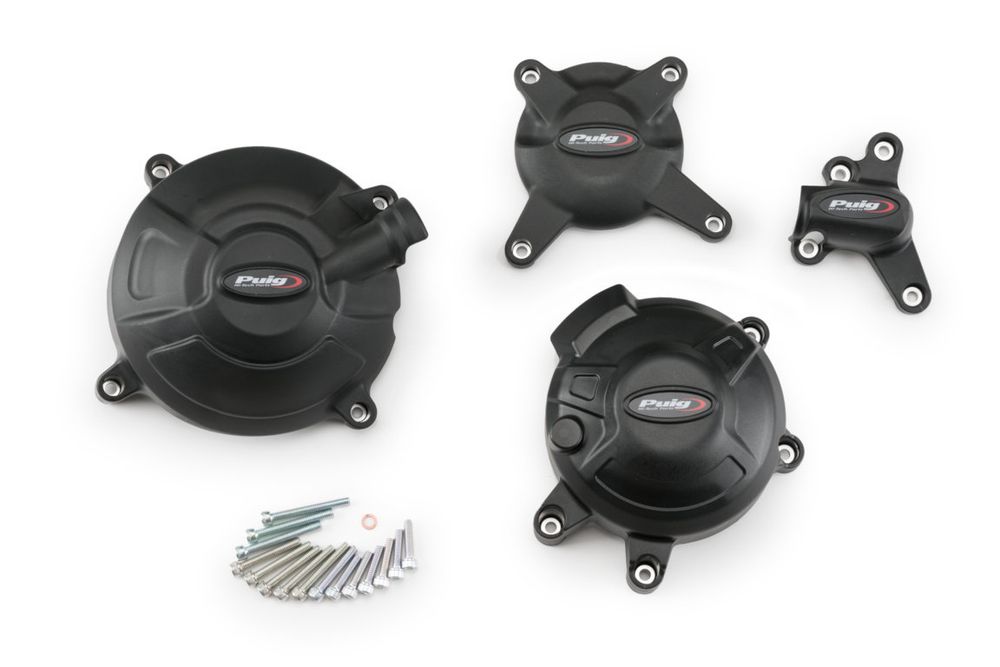 PUIG 20990N Motorschutzhauben passend fuer YAMAHA MT-09 SP Schwarz