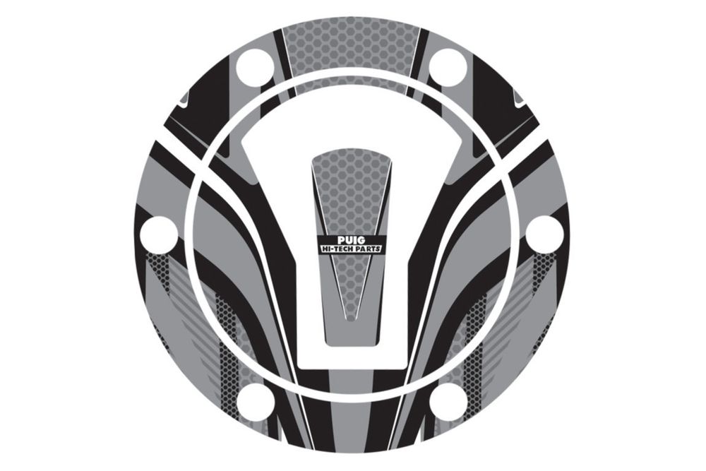 PUIG 9051U Tankdeckelabdeckungen Radikal passend fuer KTM 690 DUKE Grau