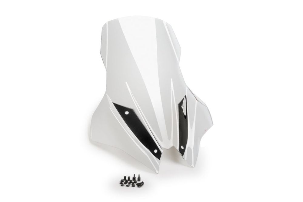 PUIG 21120W Windschutzscheibe V-Tech Line Touring passend fuer YAMAHA TRICITY 300 Transparent