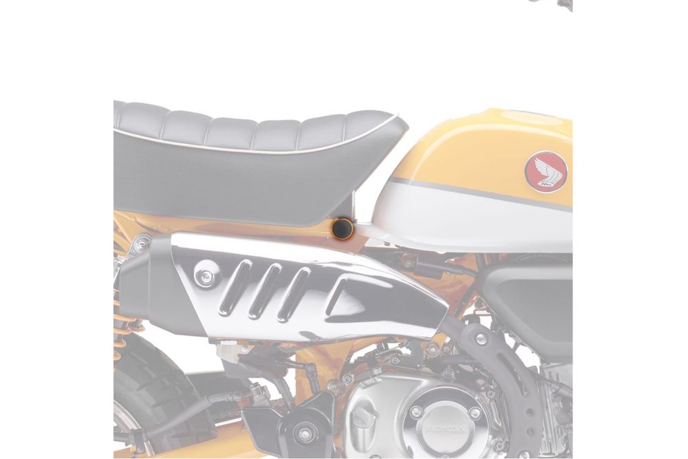 PUIG 3523N Verkleidungsaufsätzte passend fuer HONDA MONKEY 125 Schwarz