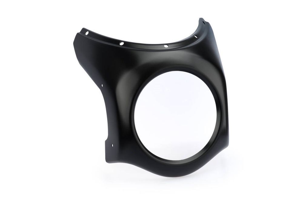 PUIG 9230J Ersatzteile - Halbverkleidungen Ø 195 mm - CV8 Variante 2 passend fuer UNIVERSAL UNIVERSAL Mattschwarz