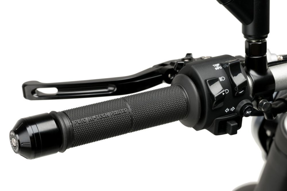 PUIG 6404N Basic Griffe  passend fuer KAWASAKI KLE500 Schwarz