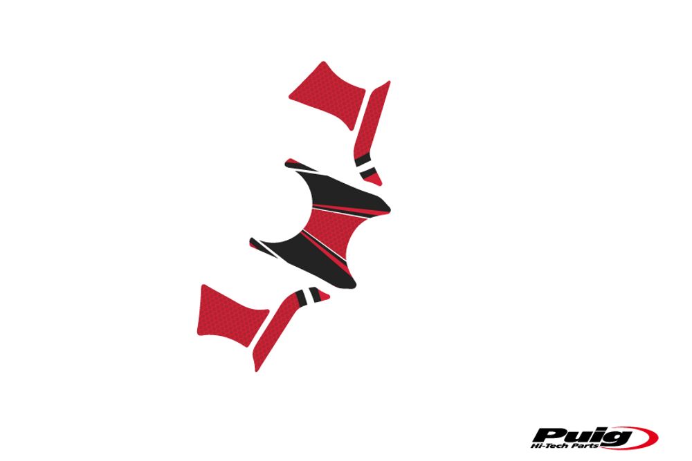 PUIG 6984R Radikal Yoke Protector passend fuer BMW R1200GS Rot