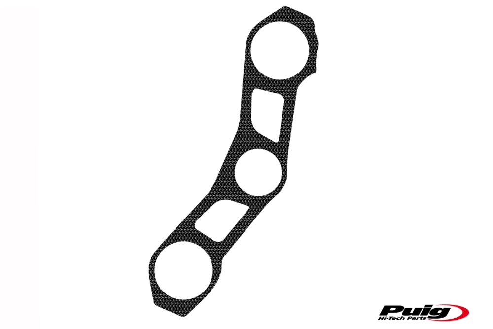 PUIG 7410U Naked Yoke Protector passend fuer KAWASAKI ZX-10R Grau