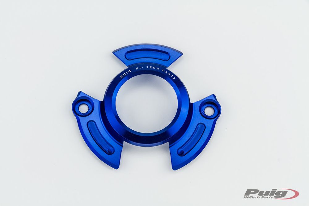 PUIG 9855A Kupplungsabdeckung passend fuer YAMAHA T-MAX 530 Blau