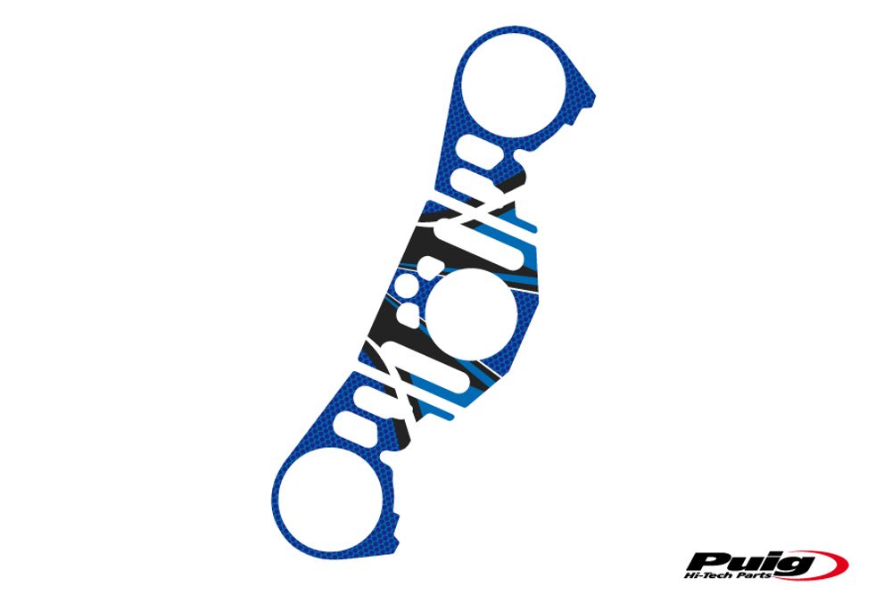 PUIG 6923A Radikal Yoke Protector passend fuer YAMAHA YZF-R1 Blau