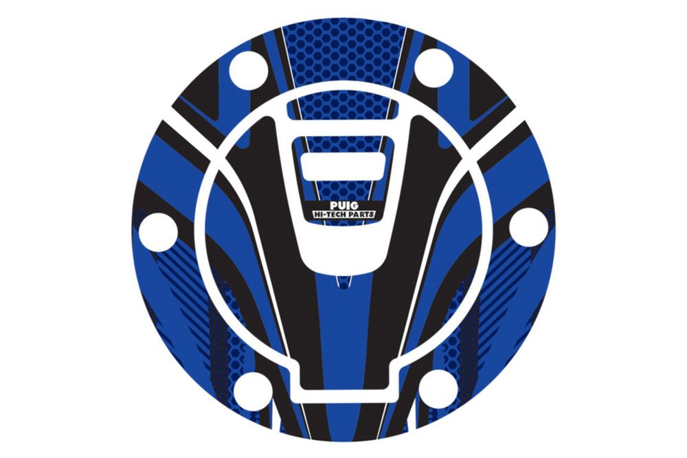 PUIG 9447A Tankdeckelabdeckungen Radikal passend fuer KTM 1290 SUPER ADVENTURE T Blau