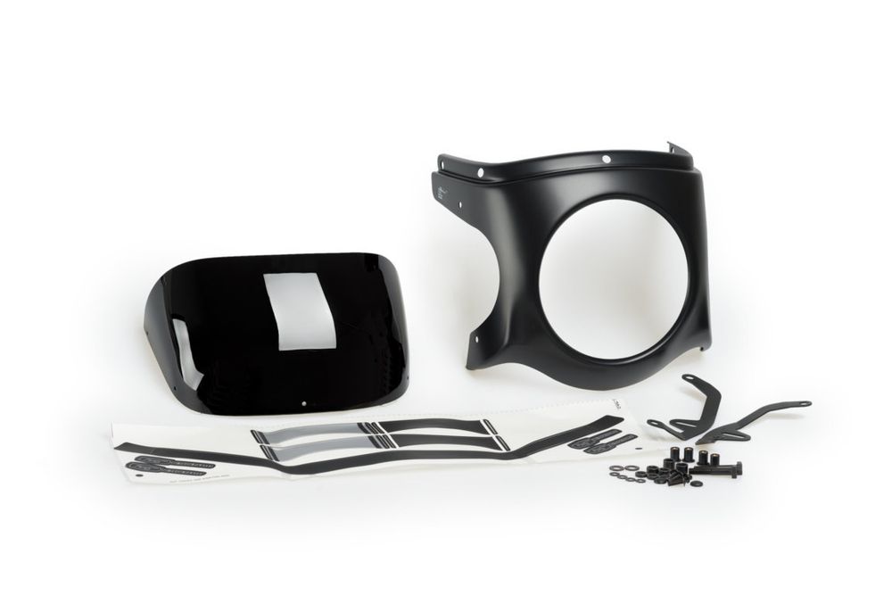 PUIG 9554N Retro-Verkleidungscheibe passend fuer TRIUMPH BONNEVILLE SPEEDMASTER Schwarz