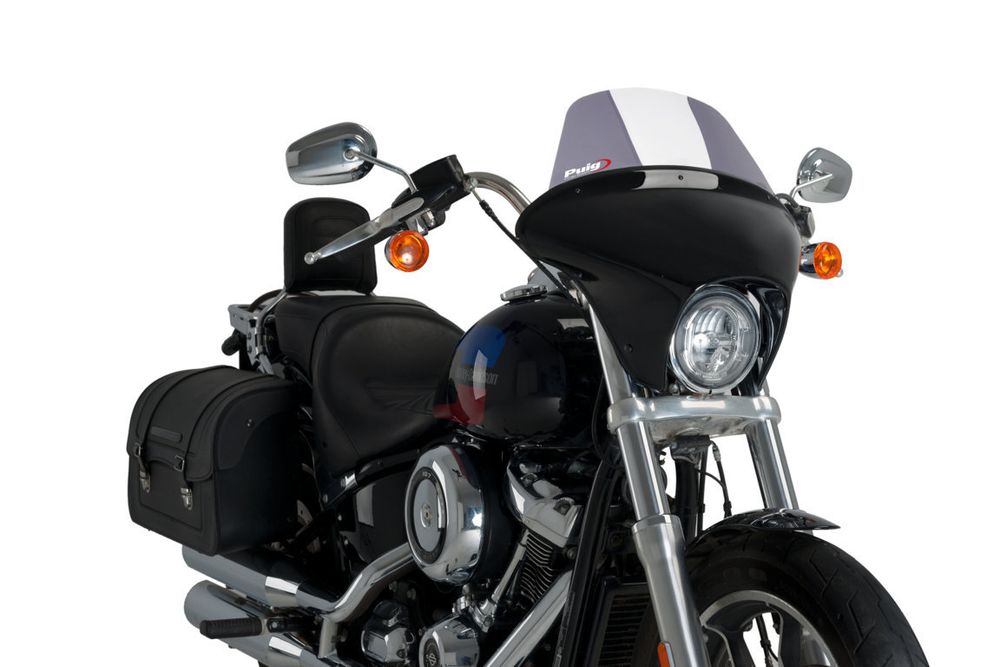 PUIG 21052H Touring Batwing SML passend fuer HARLEY DAVIDSON SOFTAIL LOW RIDER FXLR Getönt