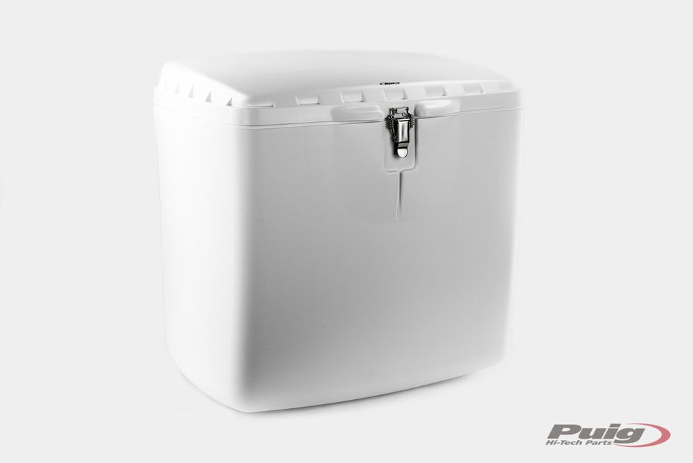 Puig 3108B Mega Box Kompatibel/Ersatz für HONDA PCX 125 Weiss