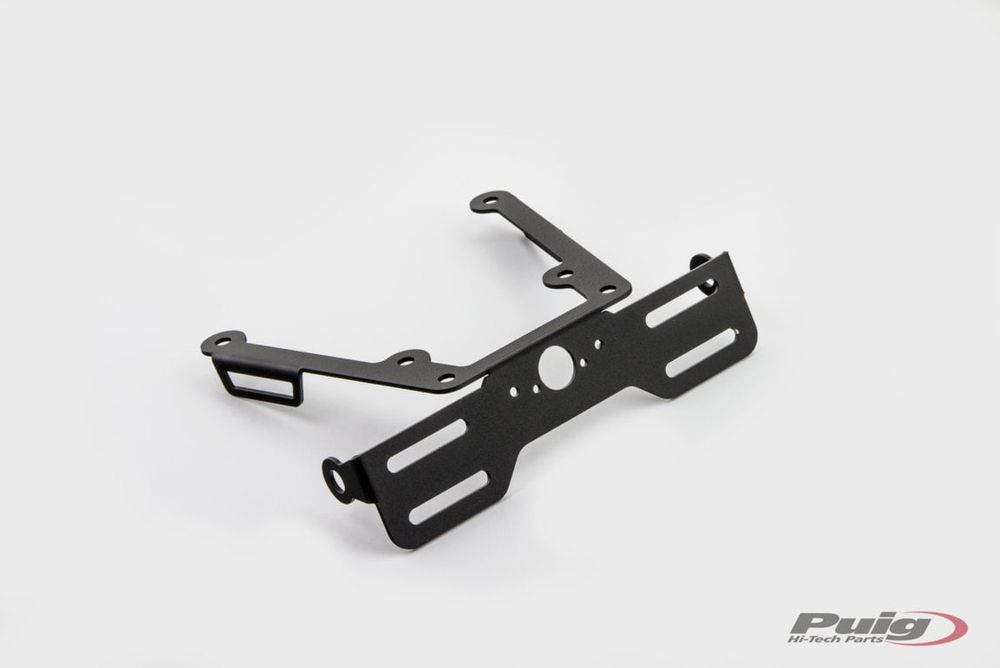 PUIG 1607N Kennzeichenhalters passend fuer KAWASAKI Z750 Schwarz
