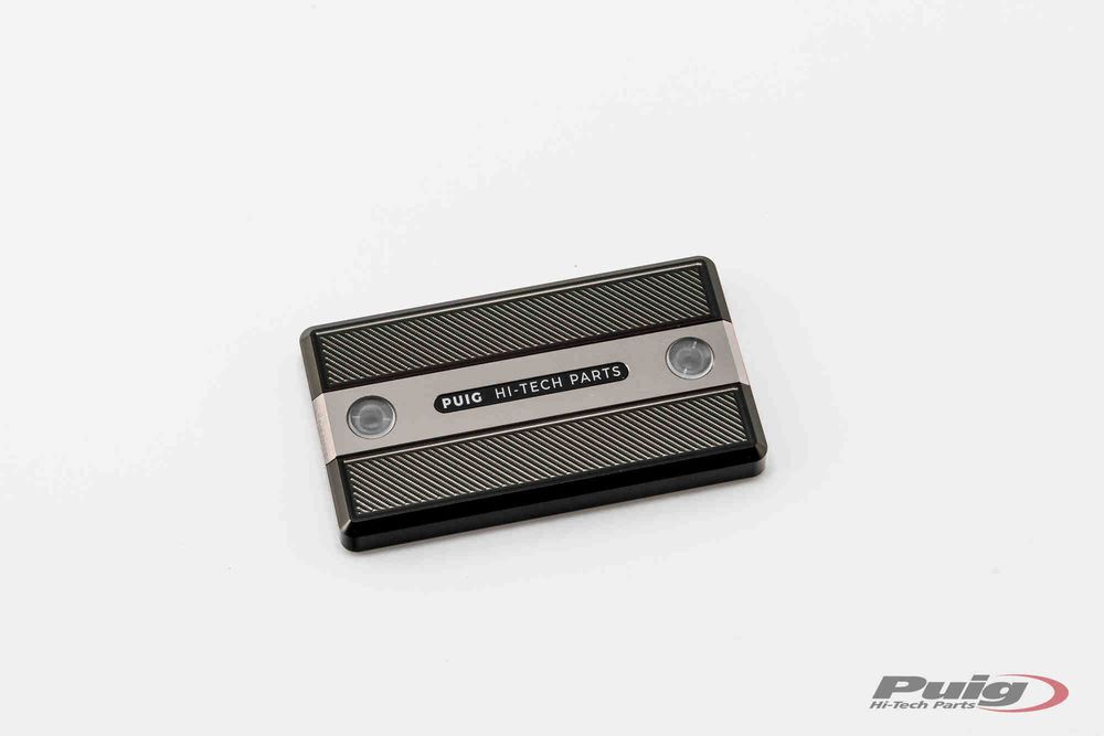 PUIG 9270P Vorderer Bremsflüssigkeitsbehälterdeckel passend fuer SUZUKI SV650S Silber