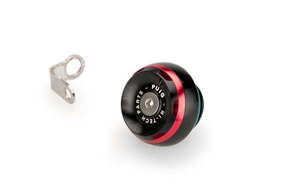 PUIG 20340R Motorölablassschraube TRACK passend fuer HONDA NT650V DEAUVILLE Rot