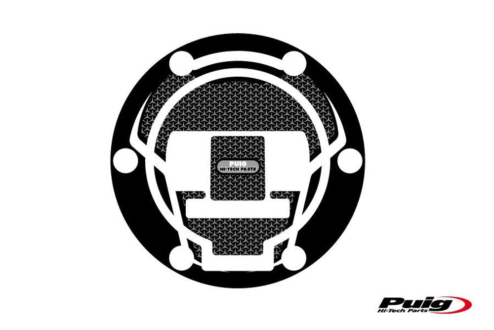 PUIG 6824U Tankdeckelabdeckungen Naked passend fuer BMW R1200GS Grau