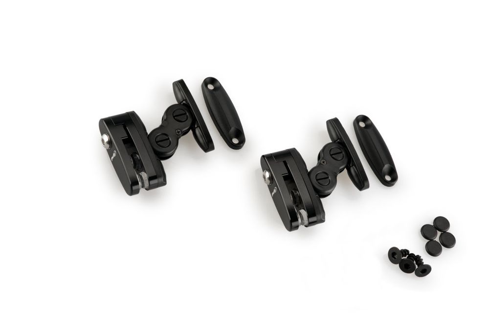 PUIG 6799N Ersatzteile - Verstellbare Festgemachter Ständer Clip-On passend fuer UNIVERSAL UNIVERSAL Schwarz
