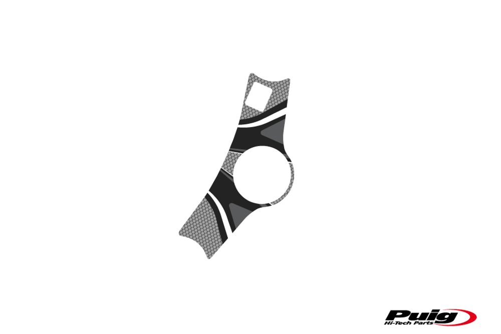 Puig 6972U Radikal Yoke Protector Kompatibel/Ersatz für HONDA CBR600RR Grau