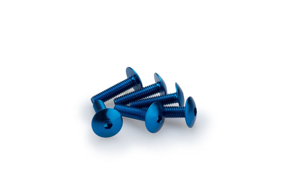 PUIG 0689A Muttern aus Anodisierten Aluminium passend fuer UNIVERSAL UNIVERSAL Blau