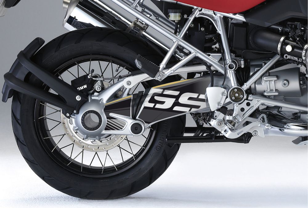 PUIG 20152O Schwingenschutzkit Aufkleber passend fuer BMW R1200GS ADVENTURE Gold