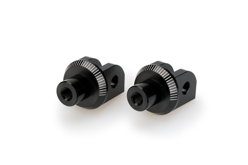 PUIG 20882N Adapter Fußrasten passend fuer SUZUKI GSX-R1300 HAYABUSA Schwarz