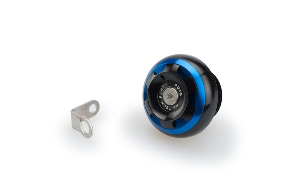 PUIG 20343A Motorölablassschraube TRACK passend fuer APRILIA TUONO 1000R Blau