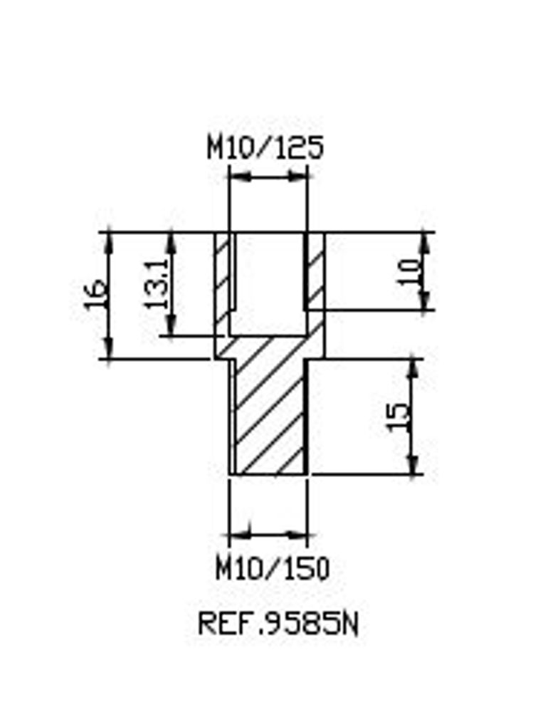 PUIG 9585N Z2 Rückspiegel passend fuer BMW F650GS Schwarz