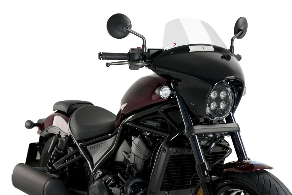 PUIG 21068W Touring Batwing SML passend fuer HONDA CMX 1100 REBEL Transparent