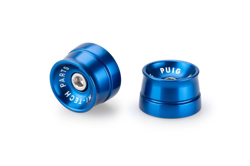 PUIG 21235A Lenkerenden Speed passend fuer TRIUMPH SPEED TRIPLE 1200 RR Blau