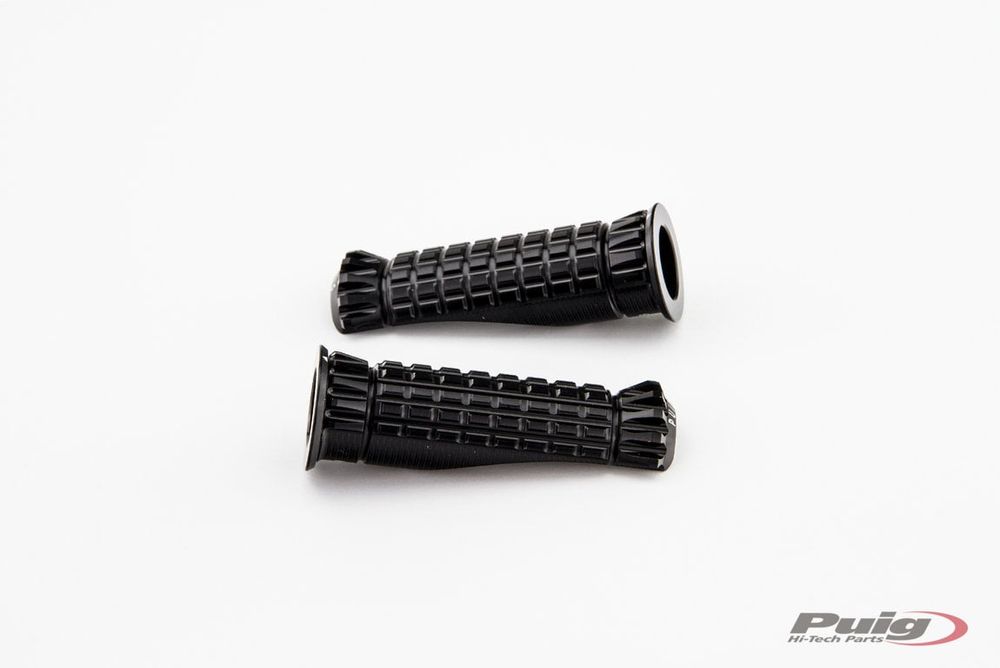 PUIG 9192N R-Fighter Fußrasten passend fuer YAMAHA T-MAX 560 TECH MAX Schwarz