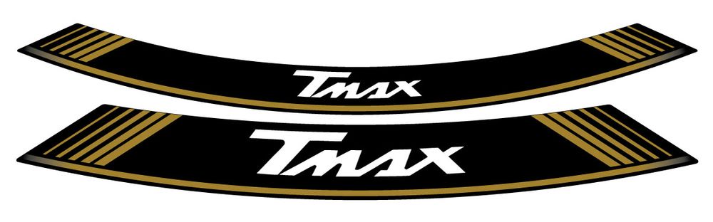 PUIG 5532O Rim Strips Specials passend fuer YAMAHA T-MAX 500 Gold