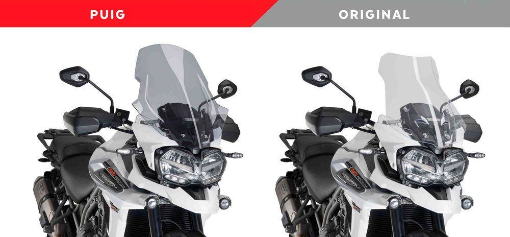 PUIG 9613H Tourenscheibe passend fuer TRIUMPH TIGER EXPLORER XR Getönt