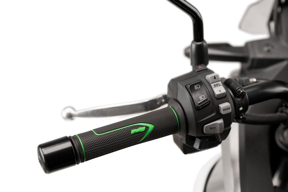PUIG 20796V Core Griffe passend fuer KAWASAKI KLE500 Grün