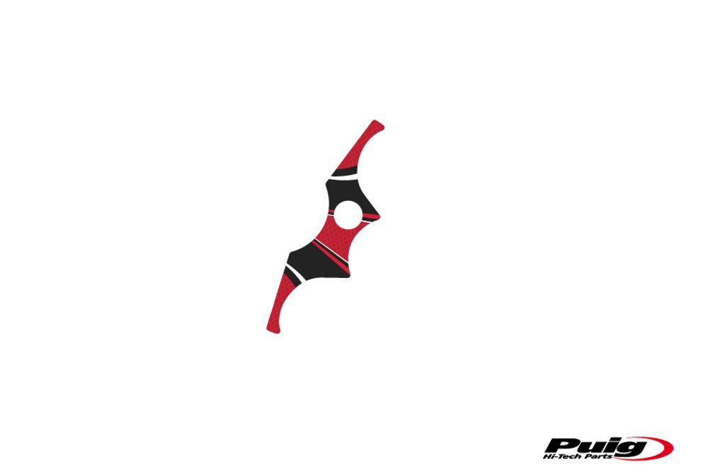 PUIG 6932R Radikal Yoke Protector passend fuer YAMAHA FZ1 FAZER Rot