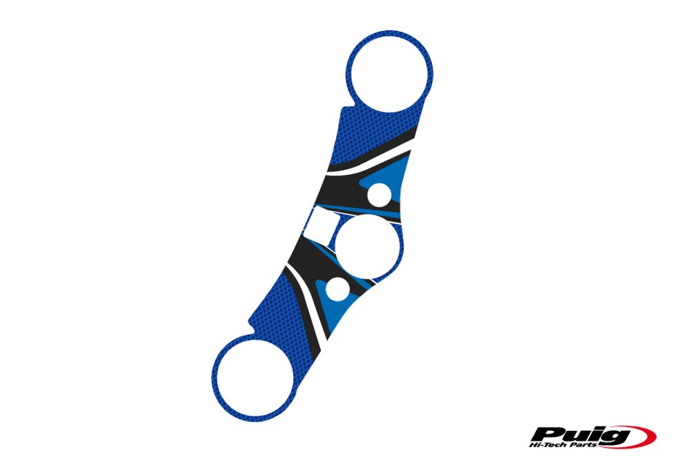 PUIG 6969A Radikal Yoke Protector passend fuer HONDA CBR600RR ABS Blau