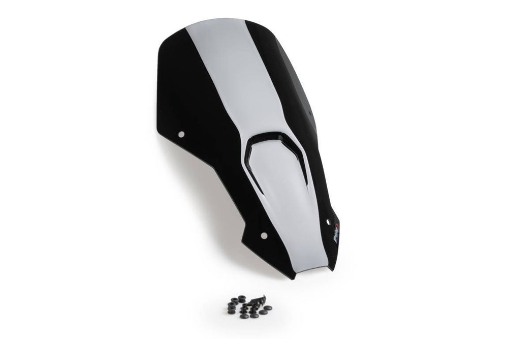 PUIG 21583N Sportscheibe passend fuer HONDA CRF1100L AFRICA TWIN ADVENTURE SPORTS Schwarz