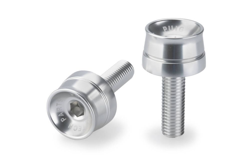 PUIG 21018P Lenkerenden Speed passend fuer BMW S1000RR Silber