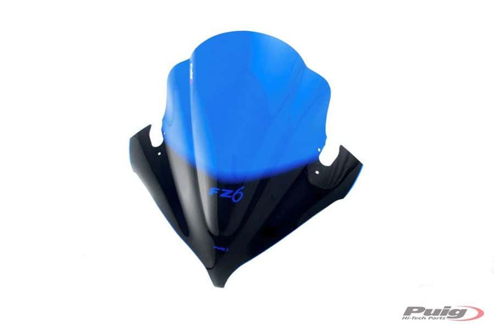 PUIG 1646A Racingscheibe passend fuer YAMAHA FZ6 FAZER Blau