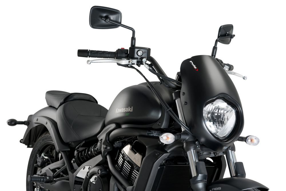 PUIG 21093J Anarchy passend fuer KAWASAKI VULCAN S Mattschwarz