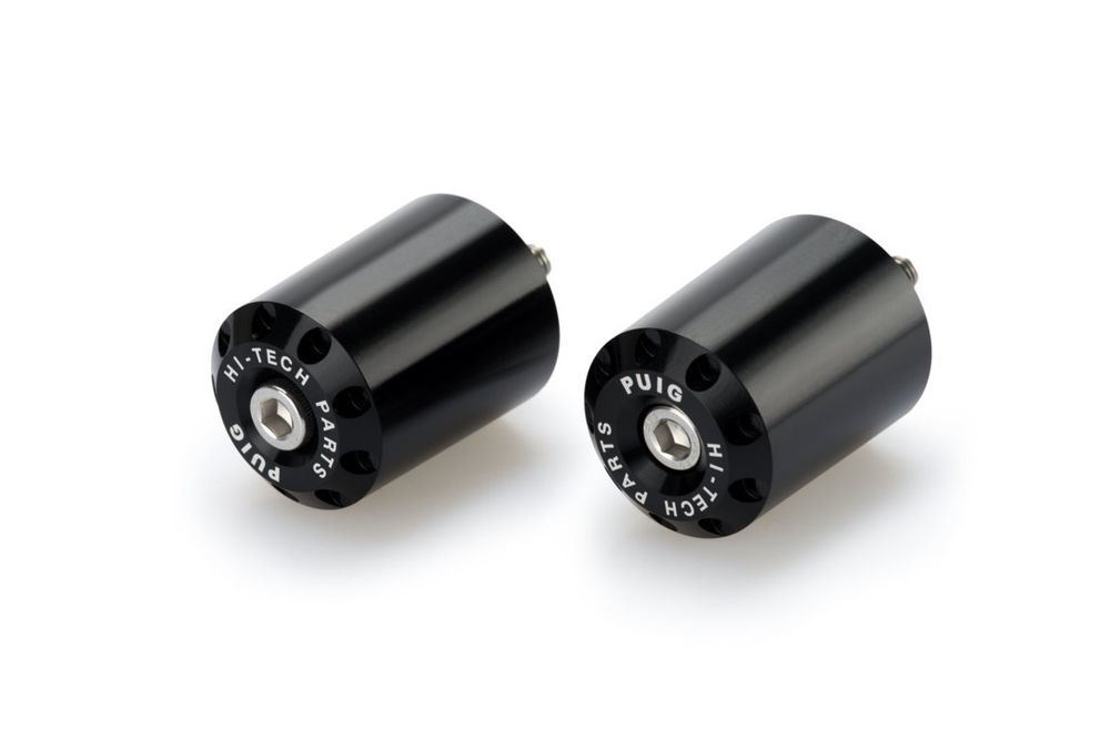 PUIG 20371N Lenkerenden Lang passend fuer VESPA GTS300 Schwarz