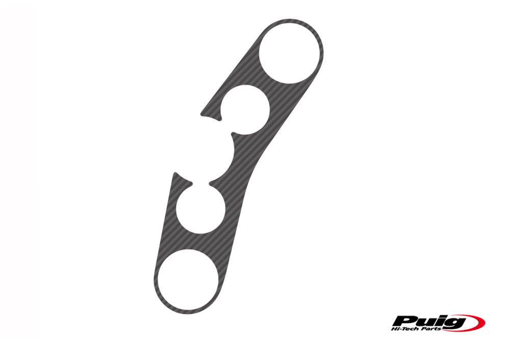 PUIG 5817C Yoke Protector Xtreme passend fuer SUZUKI GSR750 Carbon look